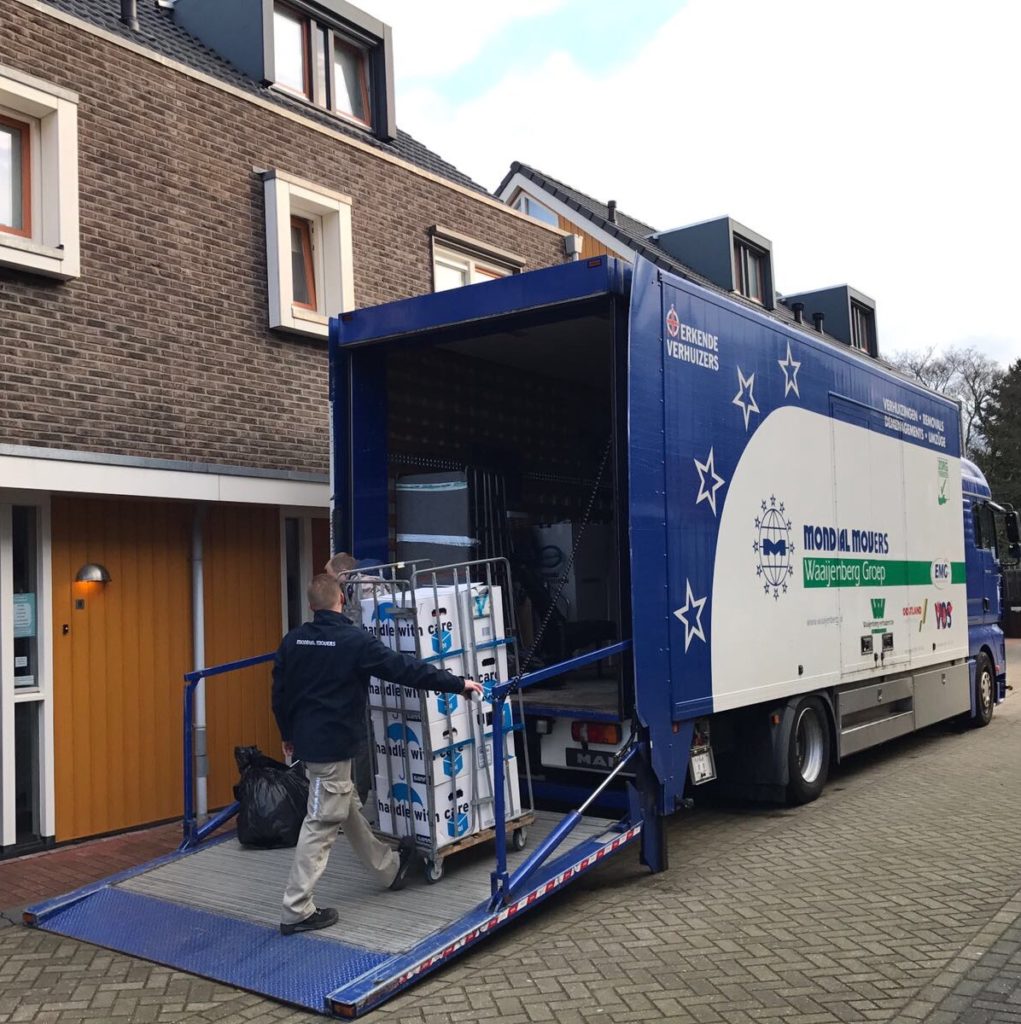 Verhuizing door Waaijenberg voor Eleos, MVO